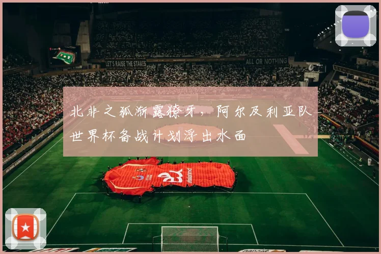 北非之狐渐露獠牙,阿尔及利亚队世界杯备战计划浮出水面