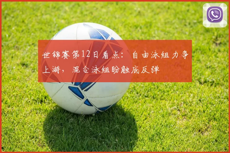 世锦赛第12日看点:自由泳组力争上游,混合泳组盼触底反弹